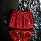 Chic Crystal Potli Red