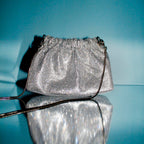 Chic Crystal Potli Silver