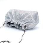 Chic Crystal Potli Silver