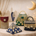 Noor Polki Bucket Bag in Green