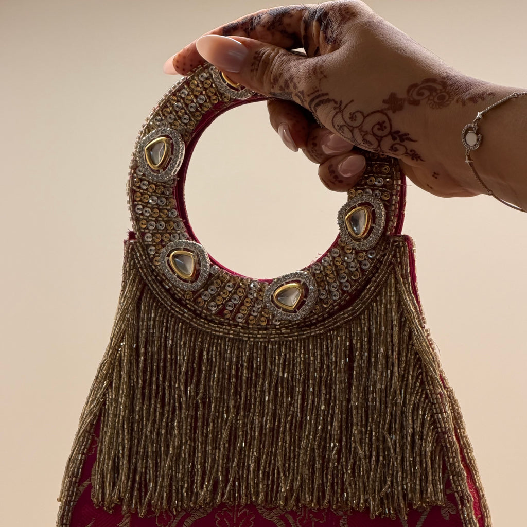 Brocade Halo Collection With Tassels