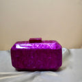 Fuchsia Acrylic Clutch | Detachable Sling