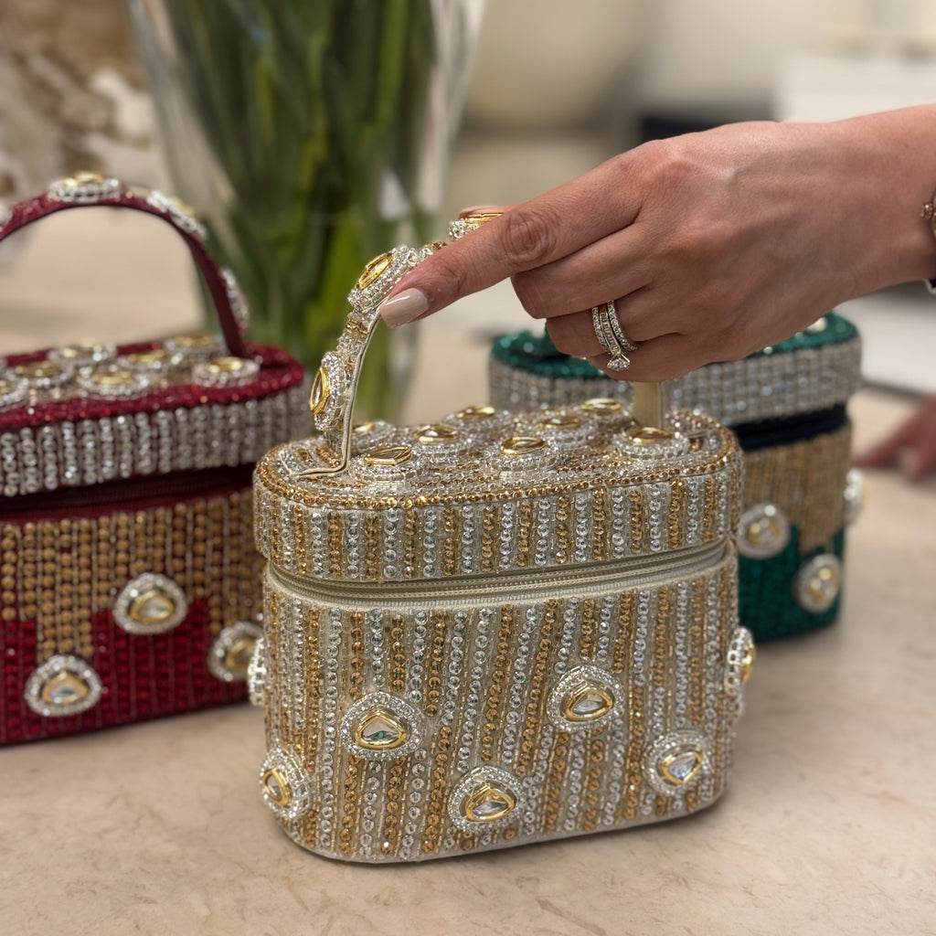 Golden Polki Jewel Bag