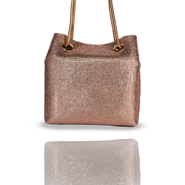 Glory Crystal Potli Rose Gold