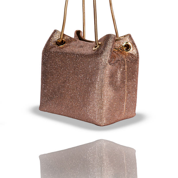 Glory Crystal Potli Rose Gold
