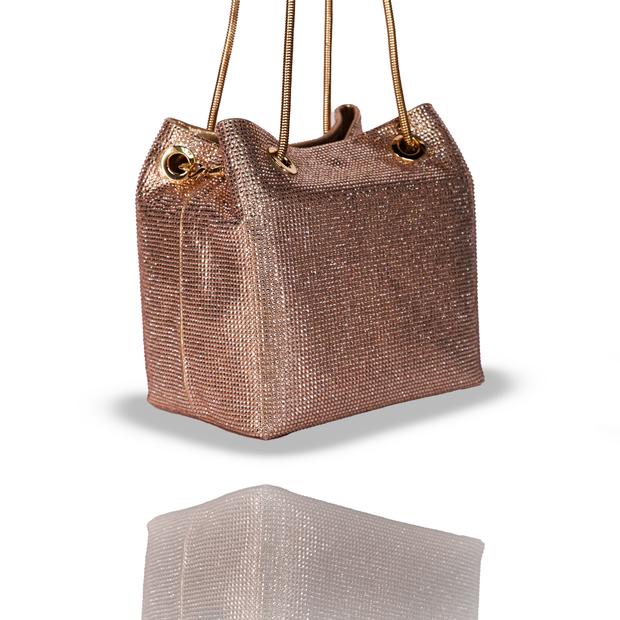 Glory Crystal Potli Rose Gold