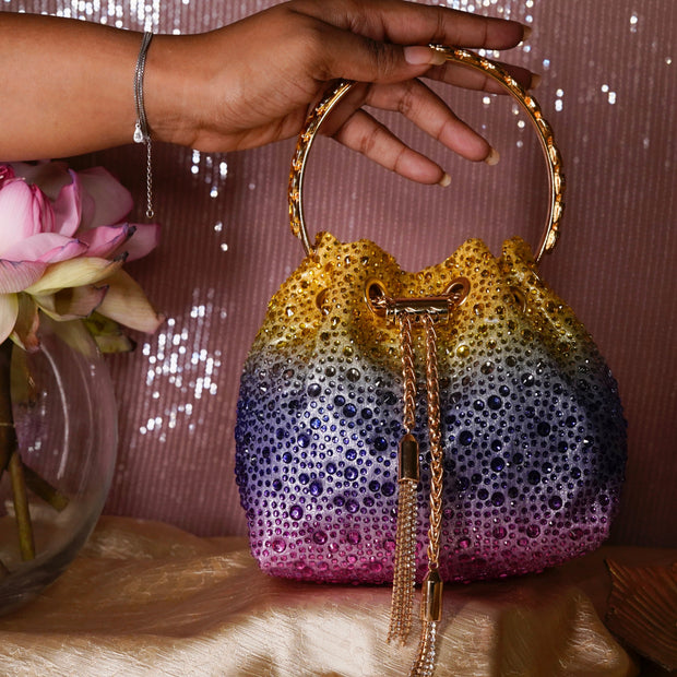 Glitz Ombre Crystal Potli