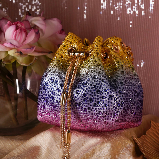 Glitz Ombre Crystal Potli