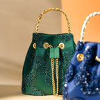 Emerald Green Bucket Bag