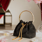 Velvet Verve Crystal Bucket Black