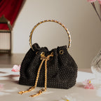 Velvet Verve Crystal Bucket Black