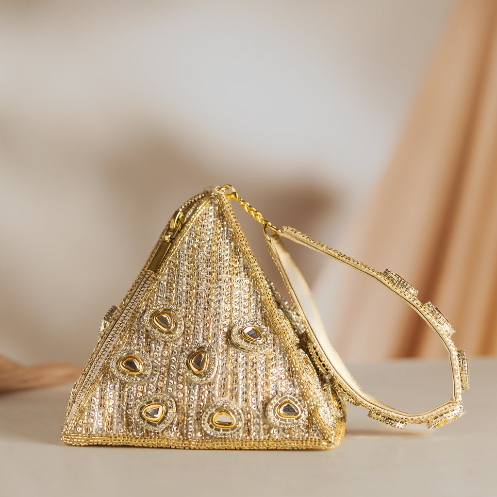 Swarna Prism Embellished Potli