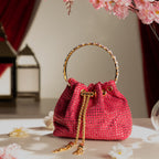 Velvet Verve Crystal Bucket Pink