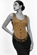 Resham Fringe Bib