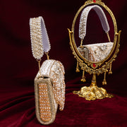 Vintage Floral Clutch With Tassel