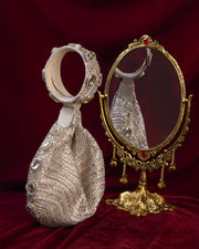 Kundan Brocade Gold Potli