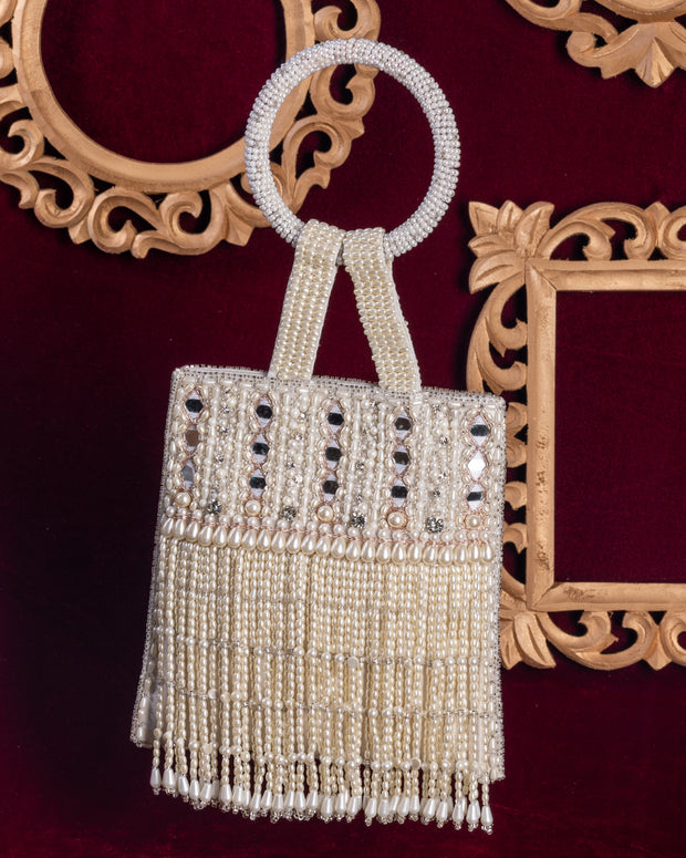 Sophia Mirror Tassel Potli