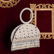 Ziya Mirror Tassel Clutch