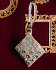 Kundan Wristlet Potli