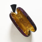 Pebble Crystal Clutch Purple | Limited Edition
