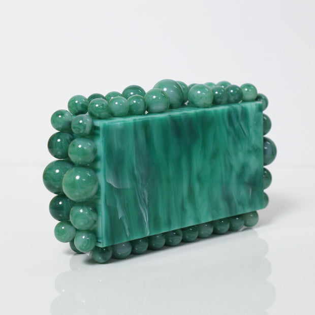 Green Acrylic Party Clutch