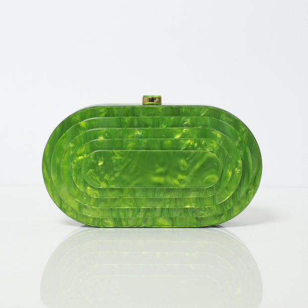 Neon Green Acrylic Party Clutch