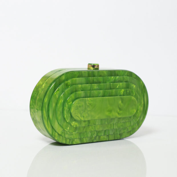 Neon Green Acrylic Party Clutch