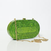 Neon Green Acrylic Party Clutch