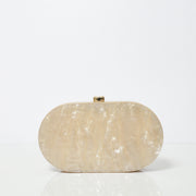 Caramel Acrylic Party Purse with Sling