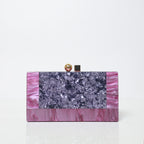 Purple Shaded Acrylic Purse
