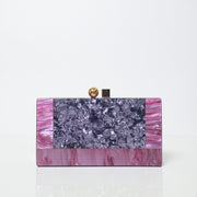 Purple Shaded Acrylic Purse