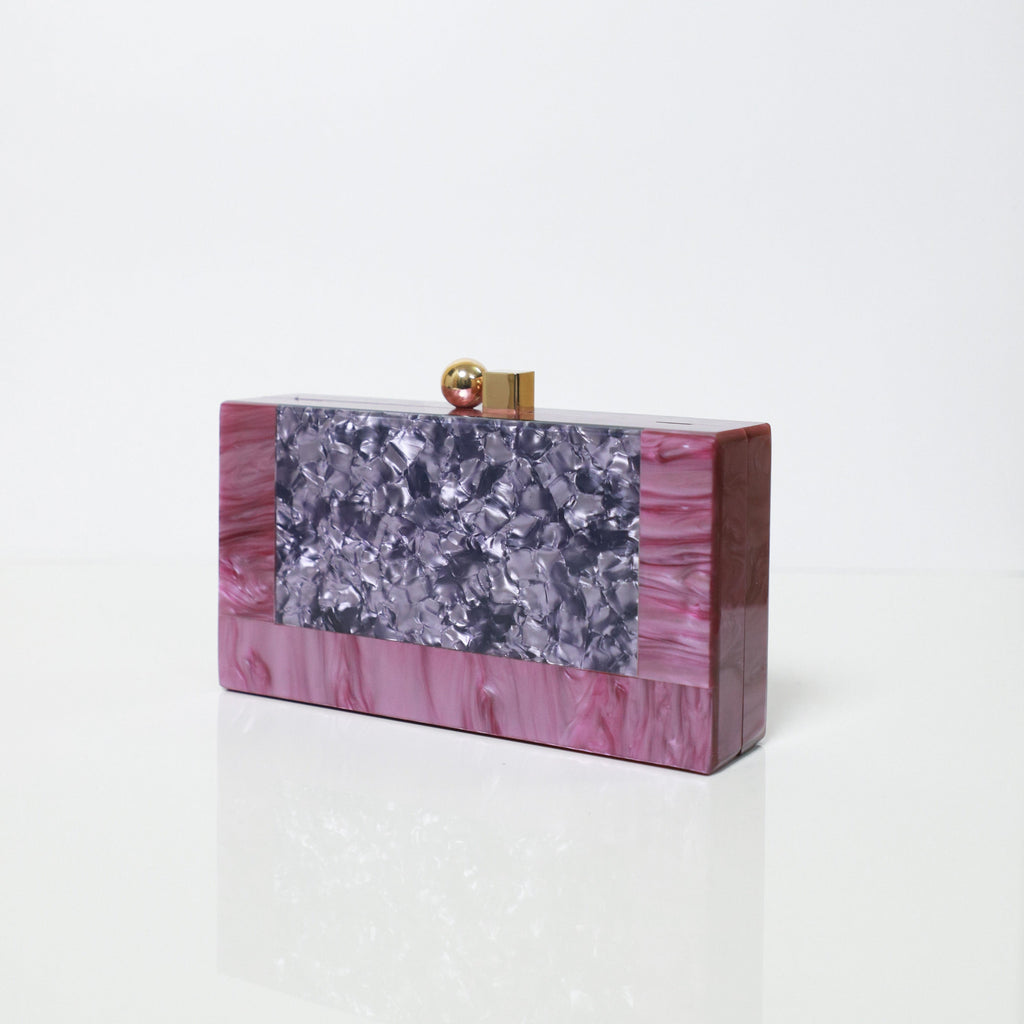 Purple Shaded Acrylic Purse