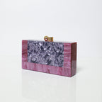 Purple Shaded Acrylic Purse