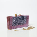 Purple Shaded Acrylic Purse