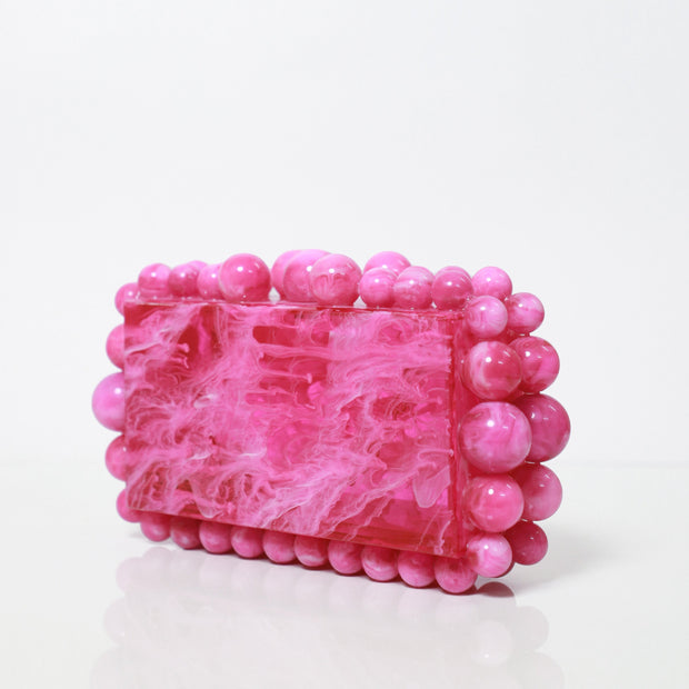 Hot Pink Statement Acrylic Clutch