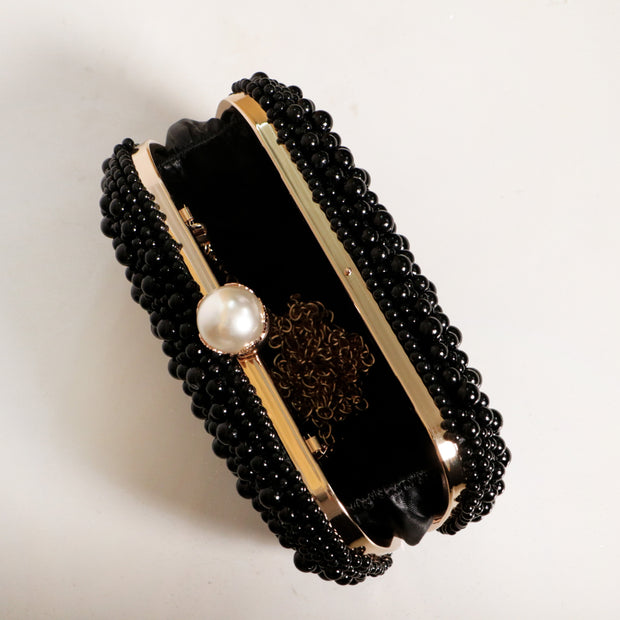 Pearl Of Dream Clutch Black