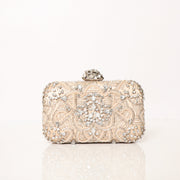 Mystic Crystal Clutch Beige