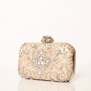 Mystic Crystal Clutch Beige