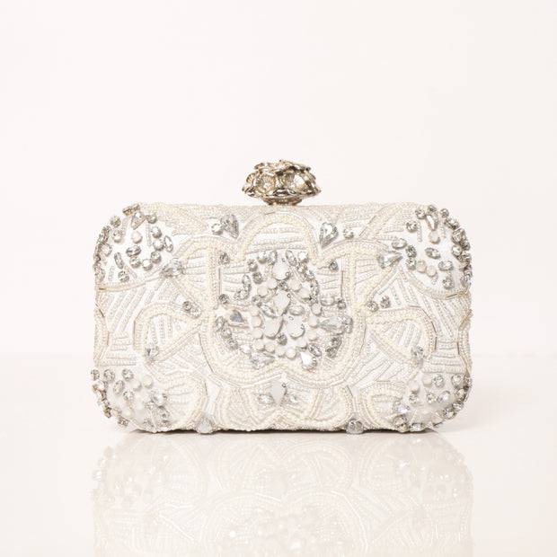 Mystic Crystal Clutch Silver