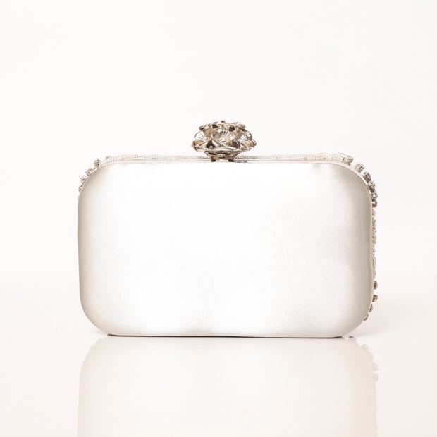 Mystic Crystal Clutch Silver