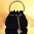 Pearl Grace Potli In Black