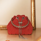 Pearl Grace Potli In Red