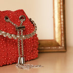 Pearl Grace Potli In Red