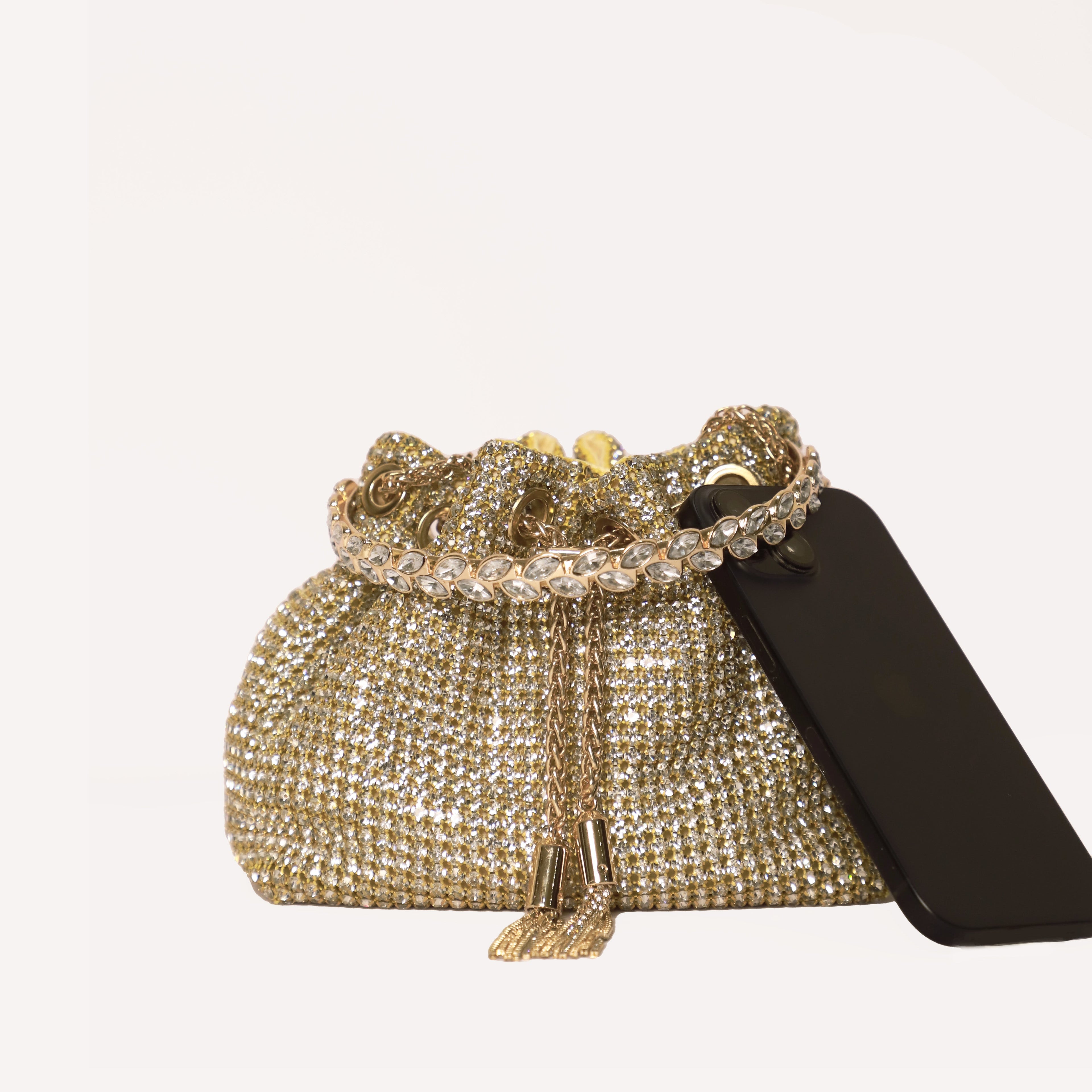 Golden Éclat Bucket Bag