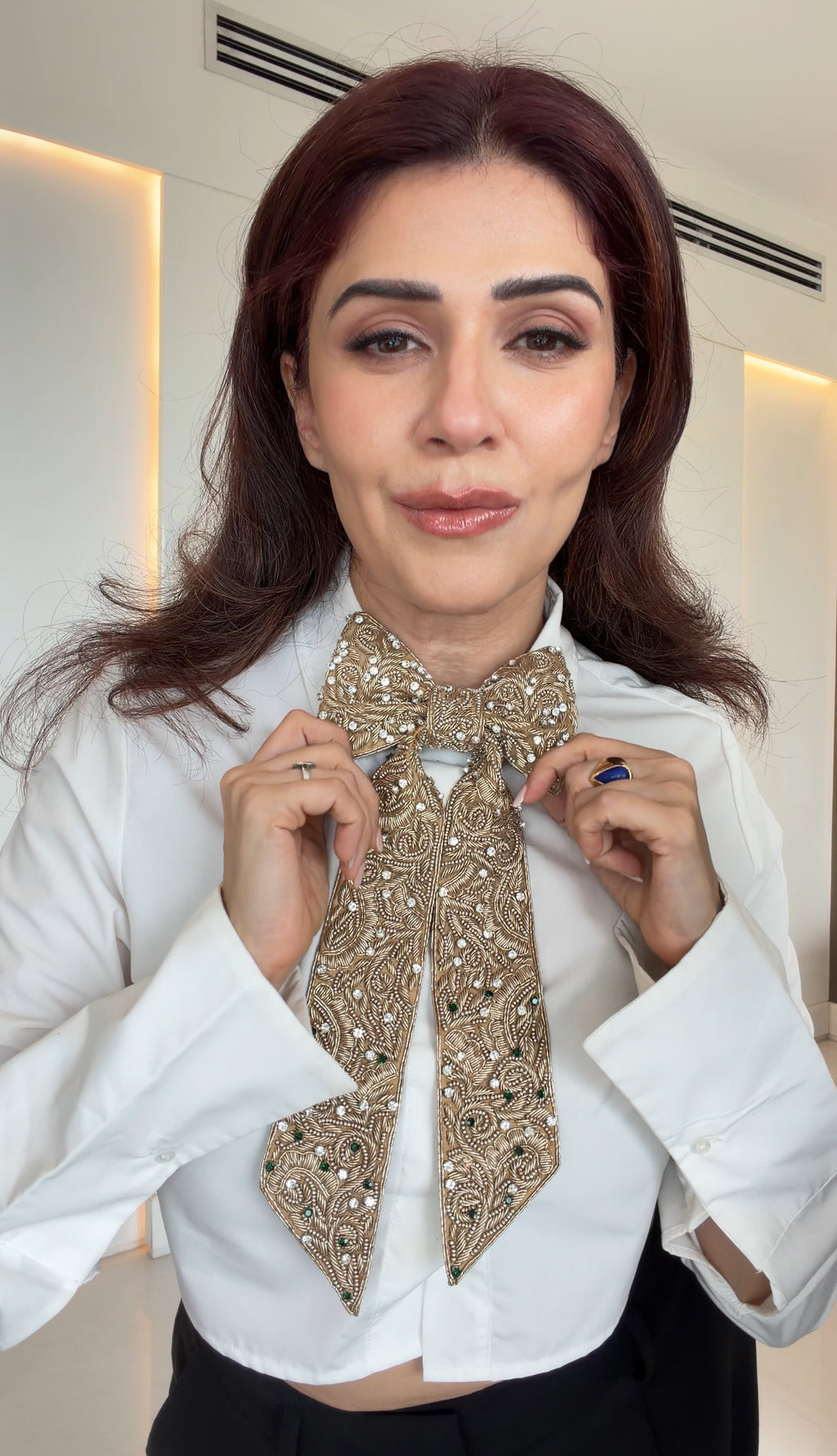 Embroidered Bow