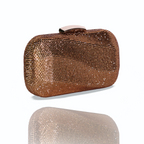 Wave Crystal Clutch Gold | Detachable Sling