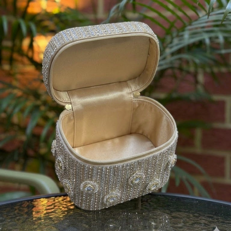 Golden Polki Jewel Bag