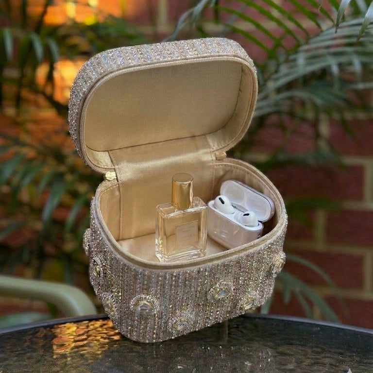 Golden Polki Jewel Bag