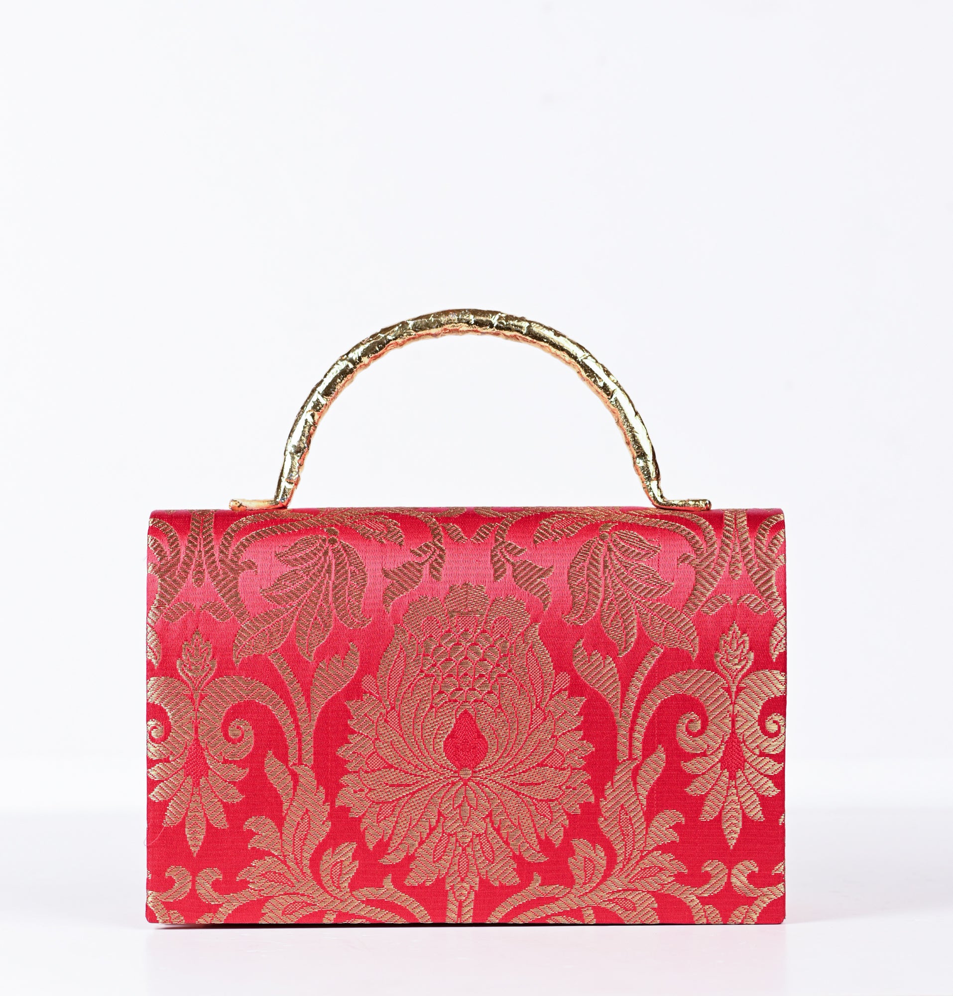 Gulaab Brocade Purse Red