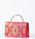 Gulaab Brocade Purse Red